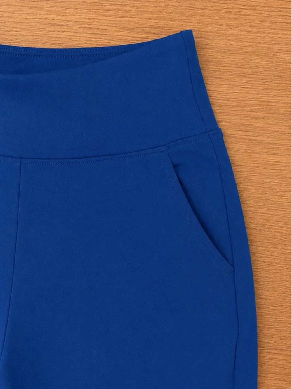 Gradual Wide Leg Yoga Pants with Pockets Navy Size M 33